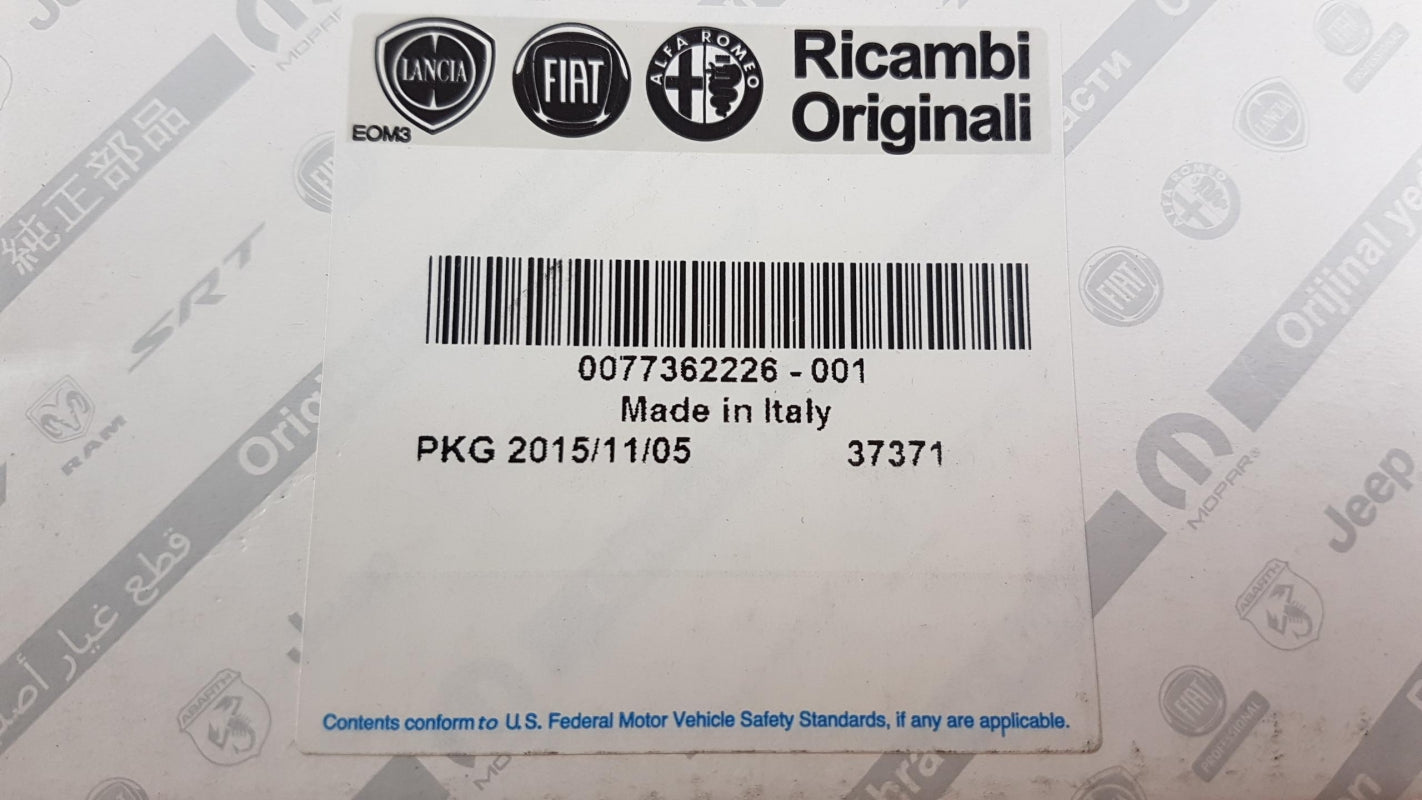 Original ALFA ROMEO 166 (W9) '98-'07 Bremsbeläge vorne 77362226