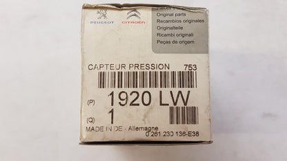Original OE Peugeot Ladedrucksensor 1920LW