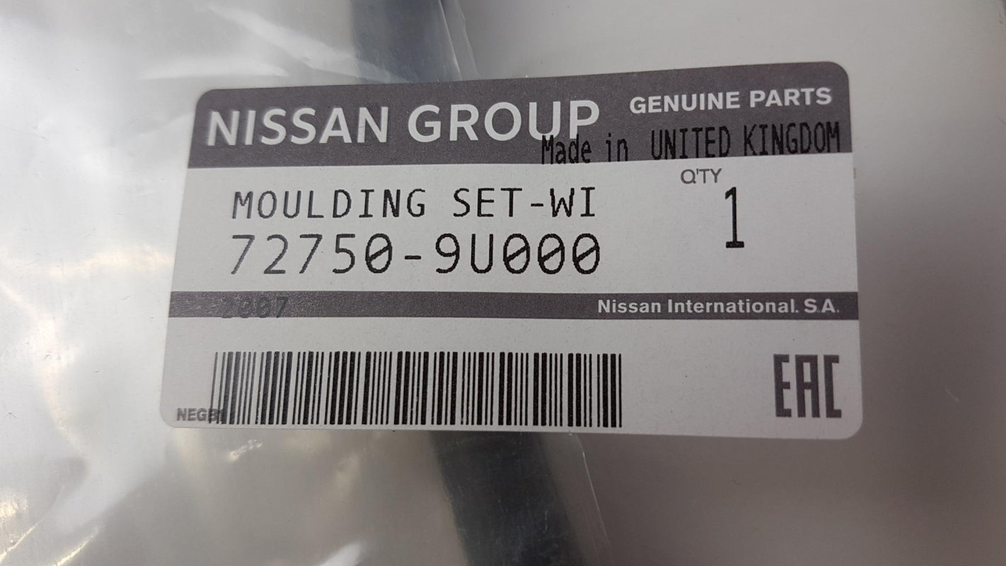 Original NISSAN Note (E11) '06-'13 Windscheibe Dichtung 727509U000