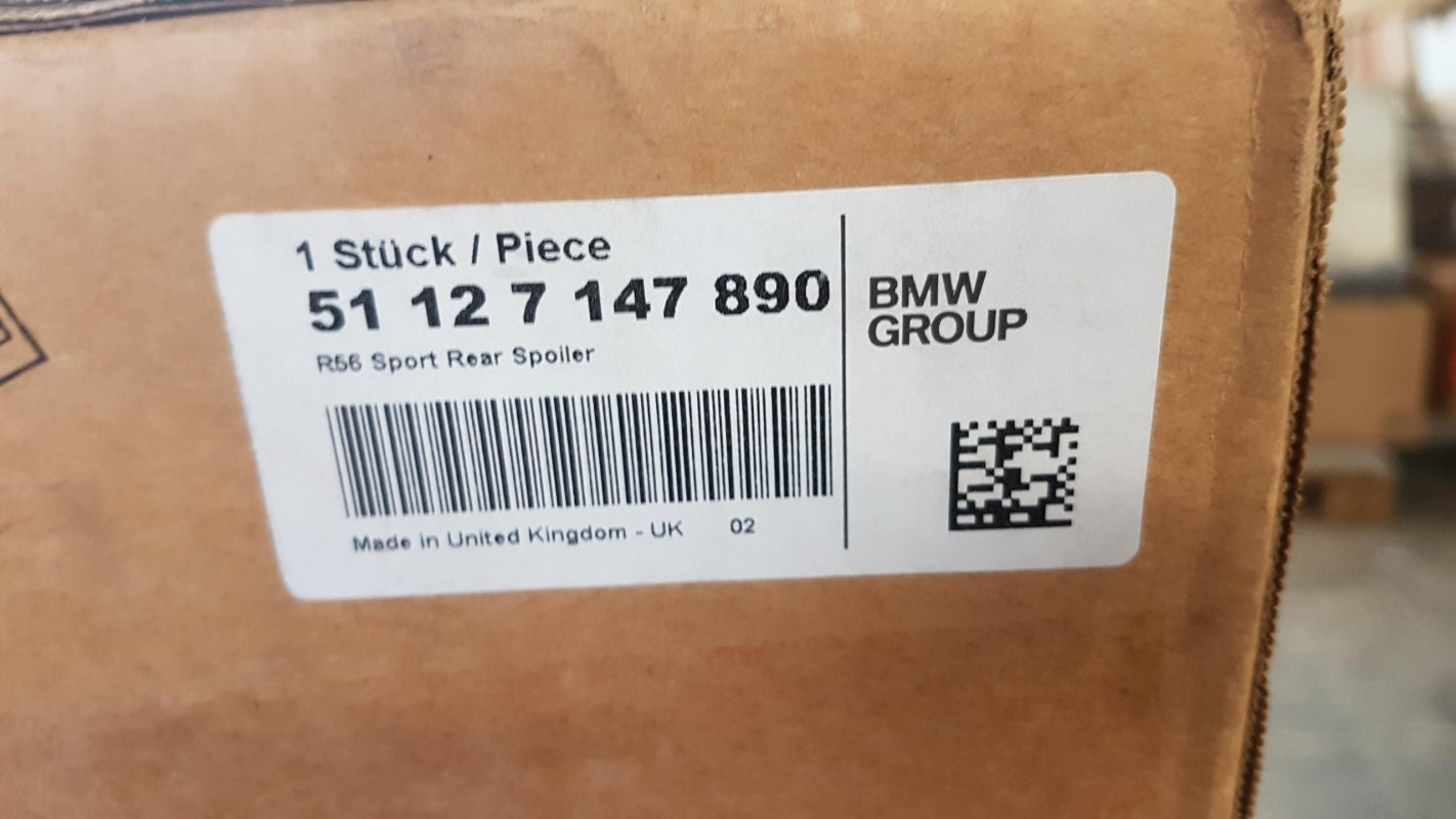 Original MINI Cooper R56 R57 Stoßfängerabdeckung hinten 51127147890