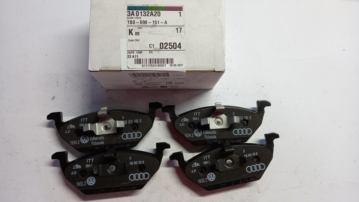Original SKODA Citigo SEAT Mii Bremsbeläge vorne 1S0698151A