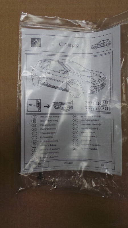 Original RENAULT Clio III Seitenschweller links 7711426522