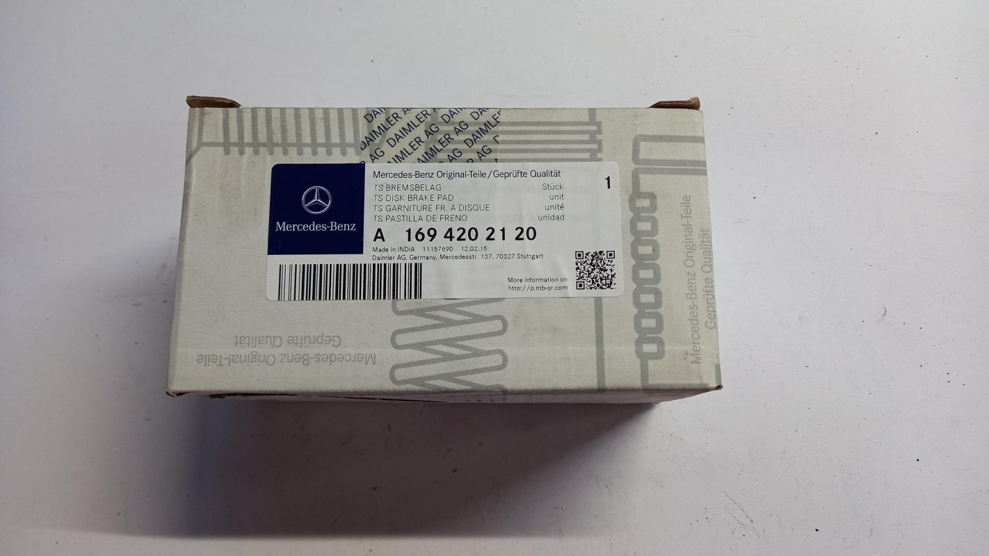Original MERCEDES-BENZ A-Klasse W169 Bremsbeläge Bremsklötze Vorne A1694202120