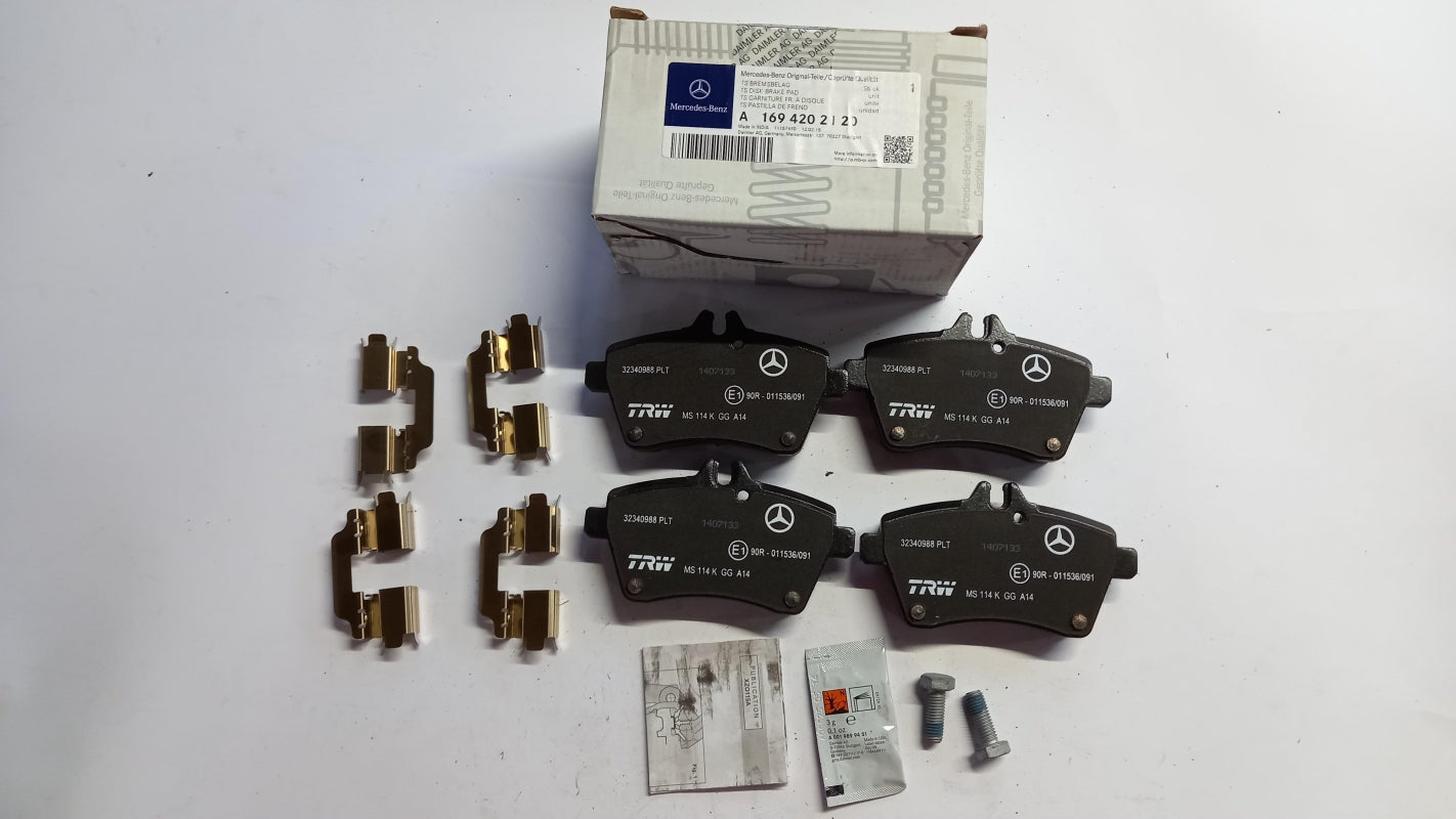 Original MERCEDES-BENZ A-Class W169 brake pads front A1694202120 