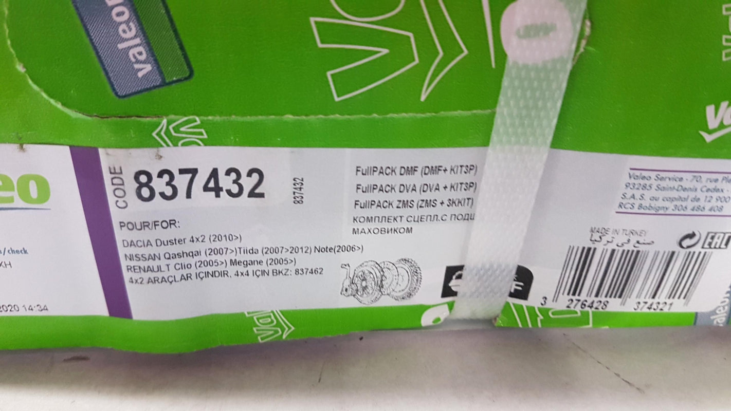 VALEO Kupplungssatz Mit Schwungrad 837432