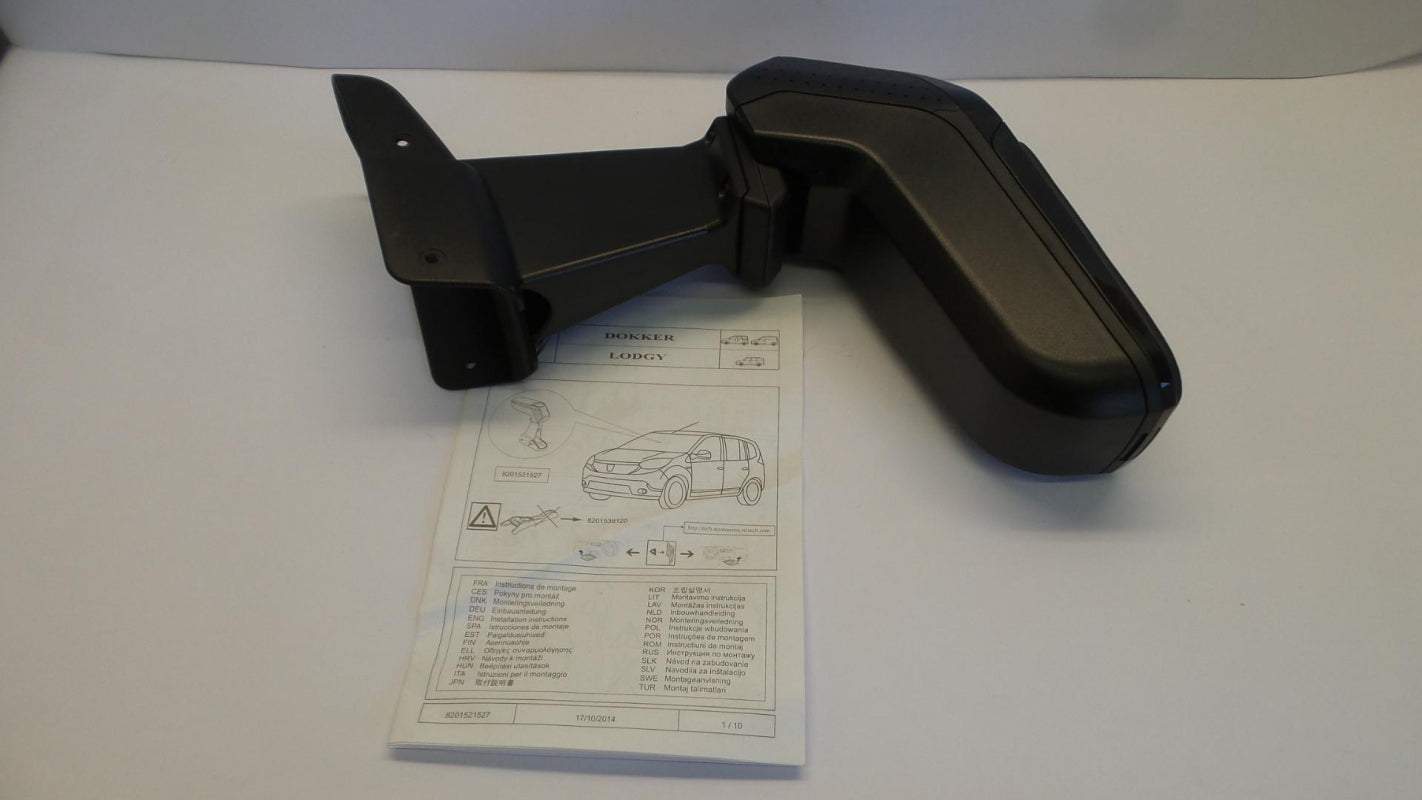 Original RENAULT DACIA Dokker Lodgy Armlehne schwarz 8201521527