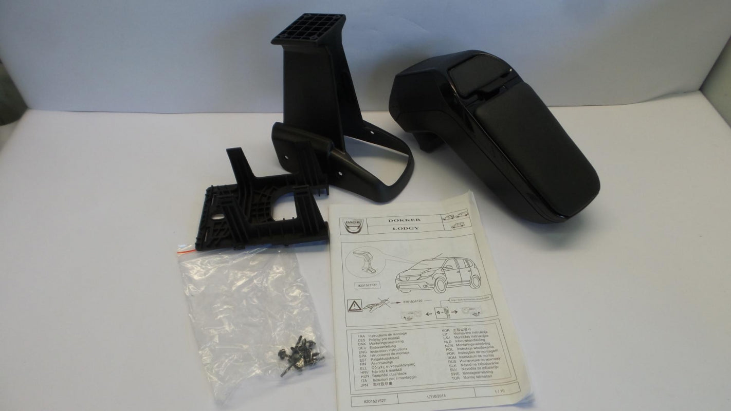 Original RENAULT DACIA Dokker Lodgy Armlehne schwarz 8201521527