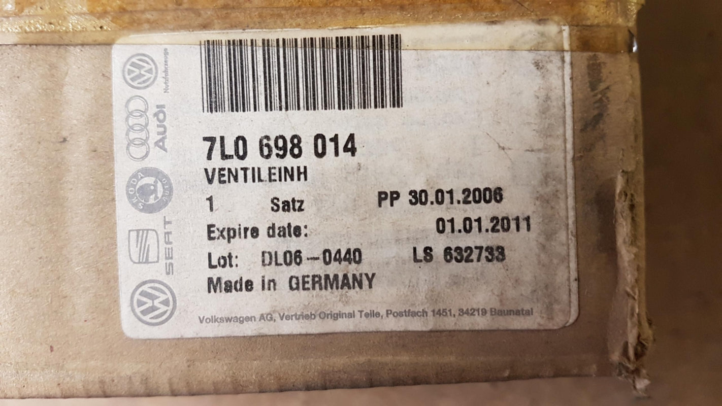 Original OE Volkswagen Luftfederventil 7L0698014