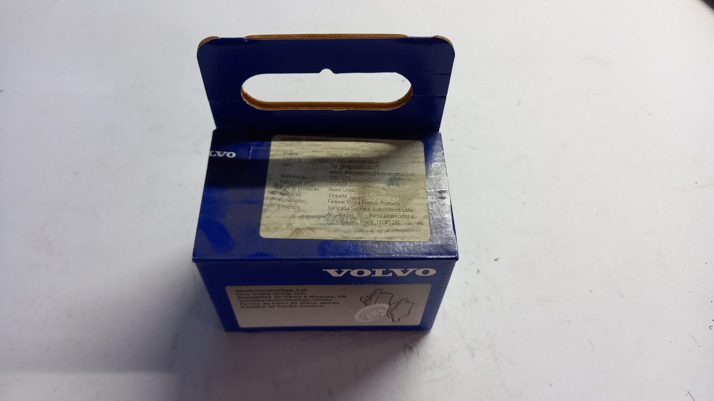 Original VOLVO S60 XC V60 XC XC60 Bremsbeläge Bremsklötze hinten 30671574