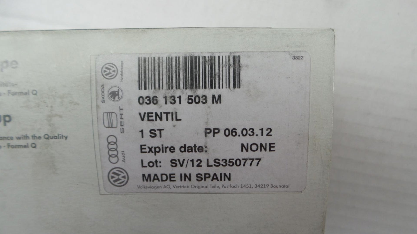 Original VW Caddy Golf Polo SKODA Fabia Octavia 1.4/1.6i AGR-Ventil 036131503M
