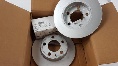 Original SEAT Ibiza 6L 2x Bremsscheiben und Bremsbeläge hinten JZW698601AJ