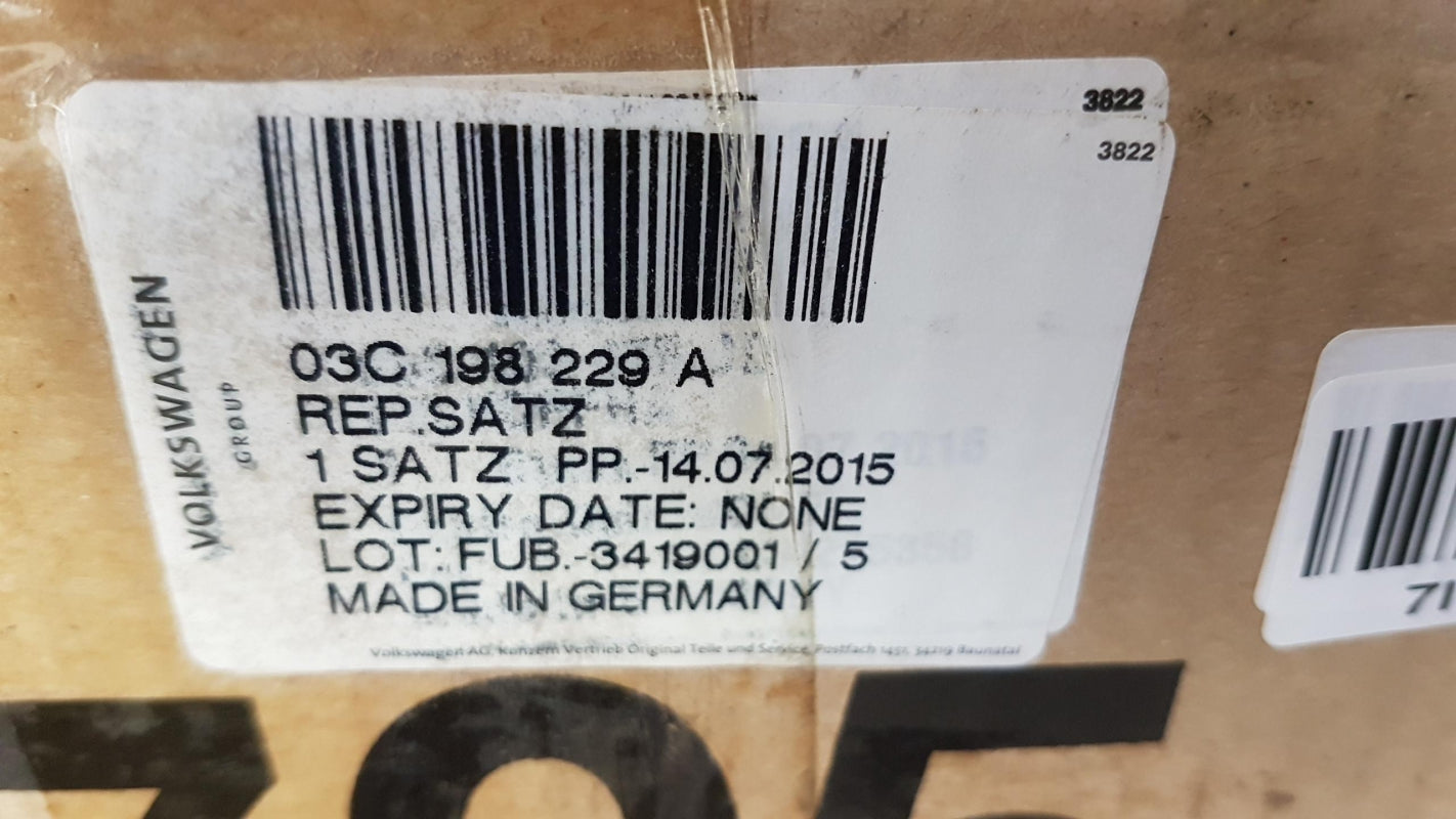 Original VW Golf 5 Polo SKODA Octavia Fabia Rapid Steuerkettensatz 03C198229A