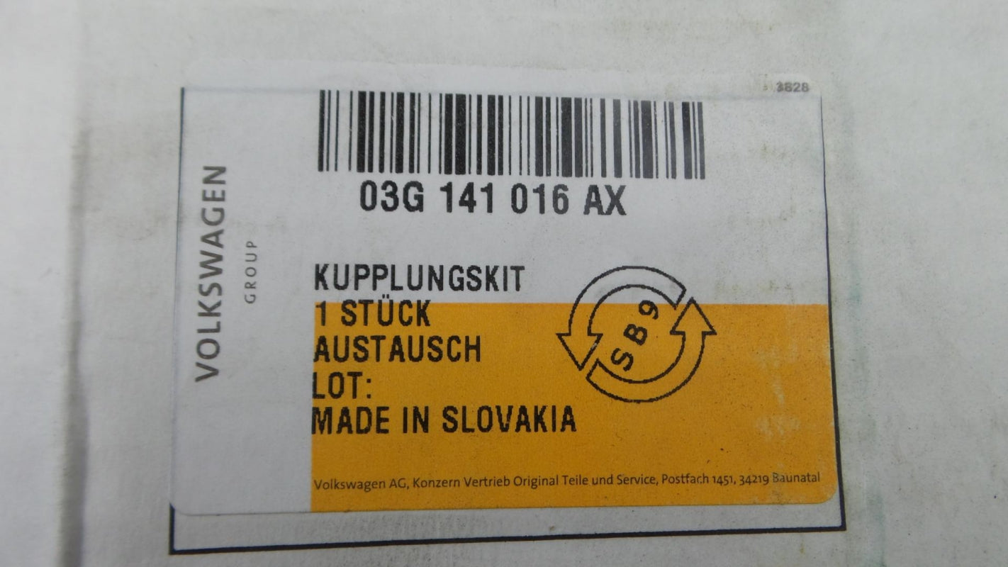 Original VW Caddy Golf V-VI Passat B6 1.6/1.9/2.0TDI Kupplungssatz 03G141016AX