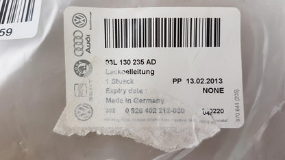 Original OE Volkswagen Kraftstoffüberlauf Schlauch 03L130235AD