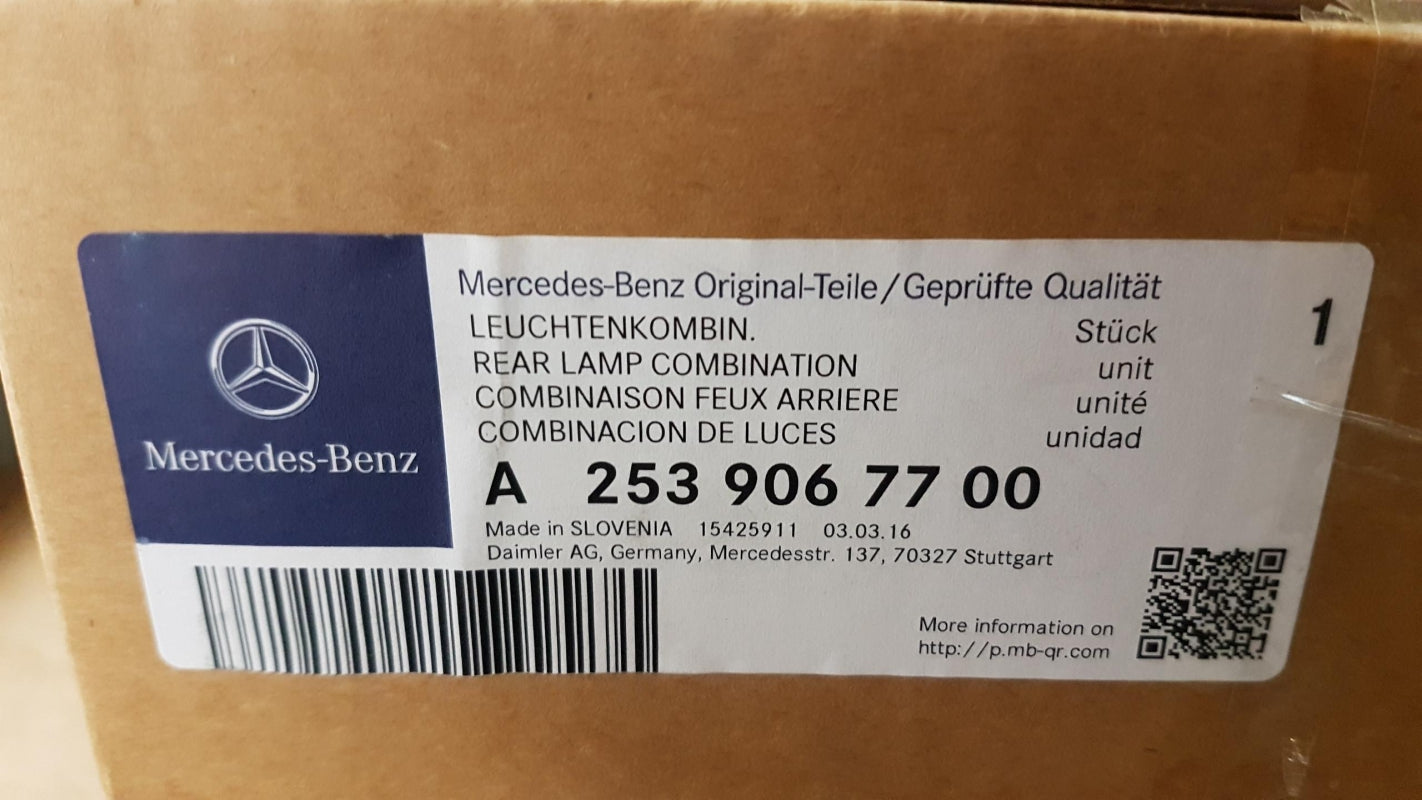 Original MERCEDES-BENZ GLC-Klasse X253 Rückleuchte Heckleuchte Links A2539067700