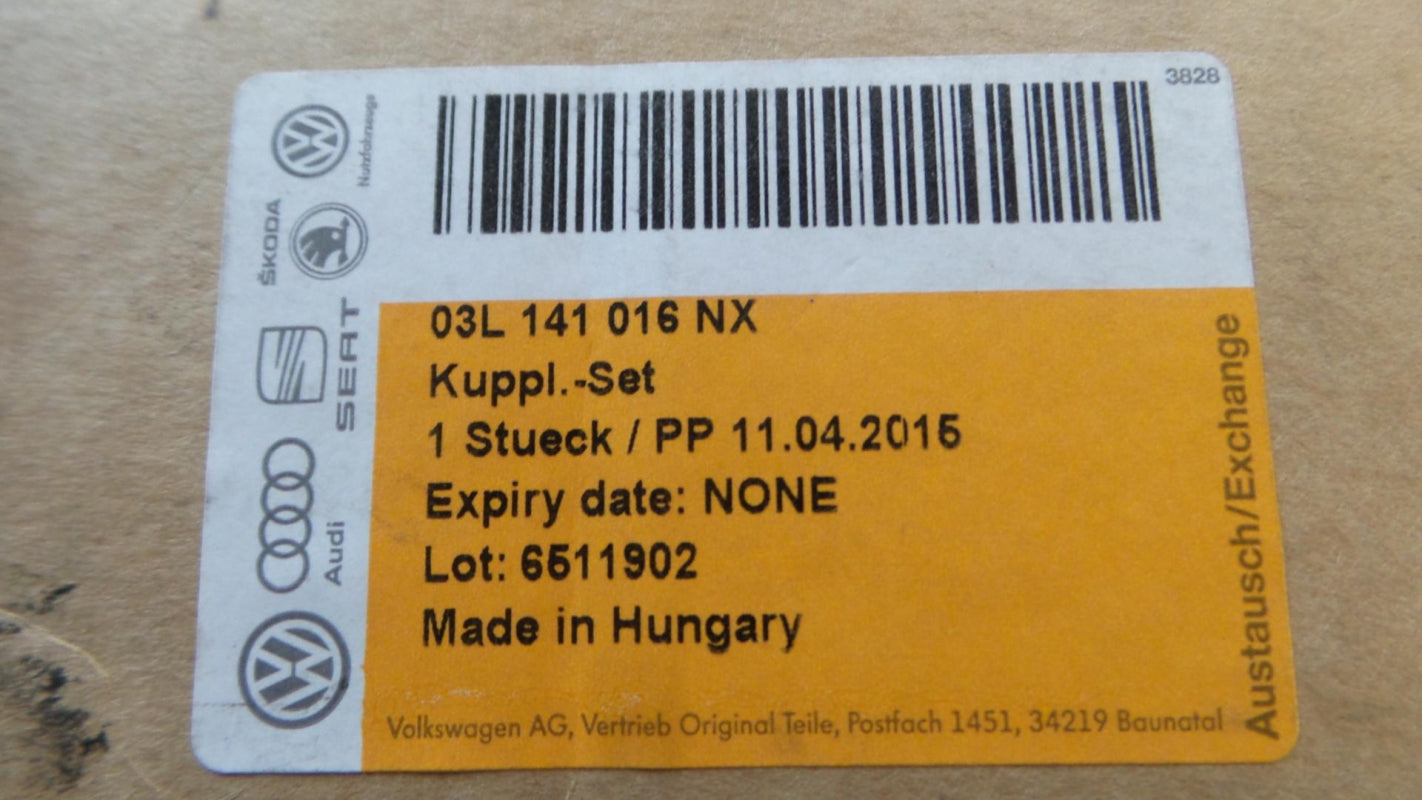 Original AUDI A3 Q3 VW Eos Passat Tiguan Touran 2.0TDI Kupplungssatz 03L141016NX