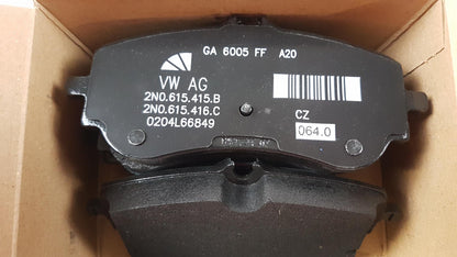 Original VW Amarok Crafter 2017- Bremsbeläge Satz Hinten 2H6698451A