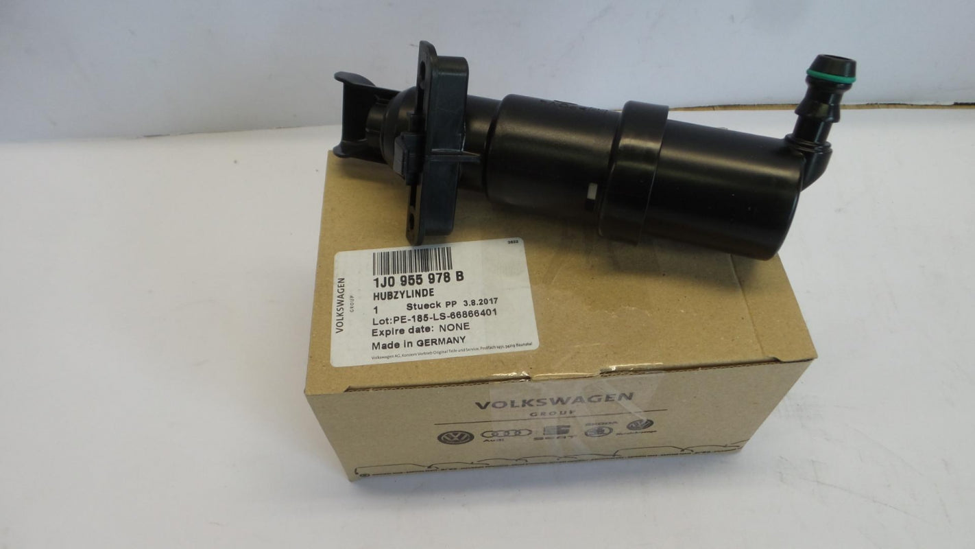 Original VW Bora Golf Scheinwerferwaschanlage Hubzylinder ohne Düse 1J0955978B