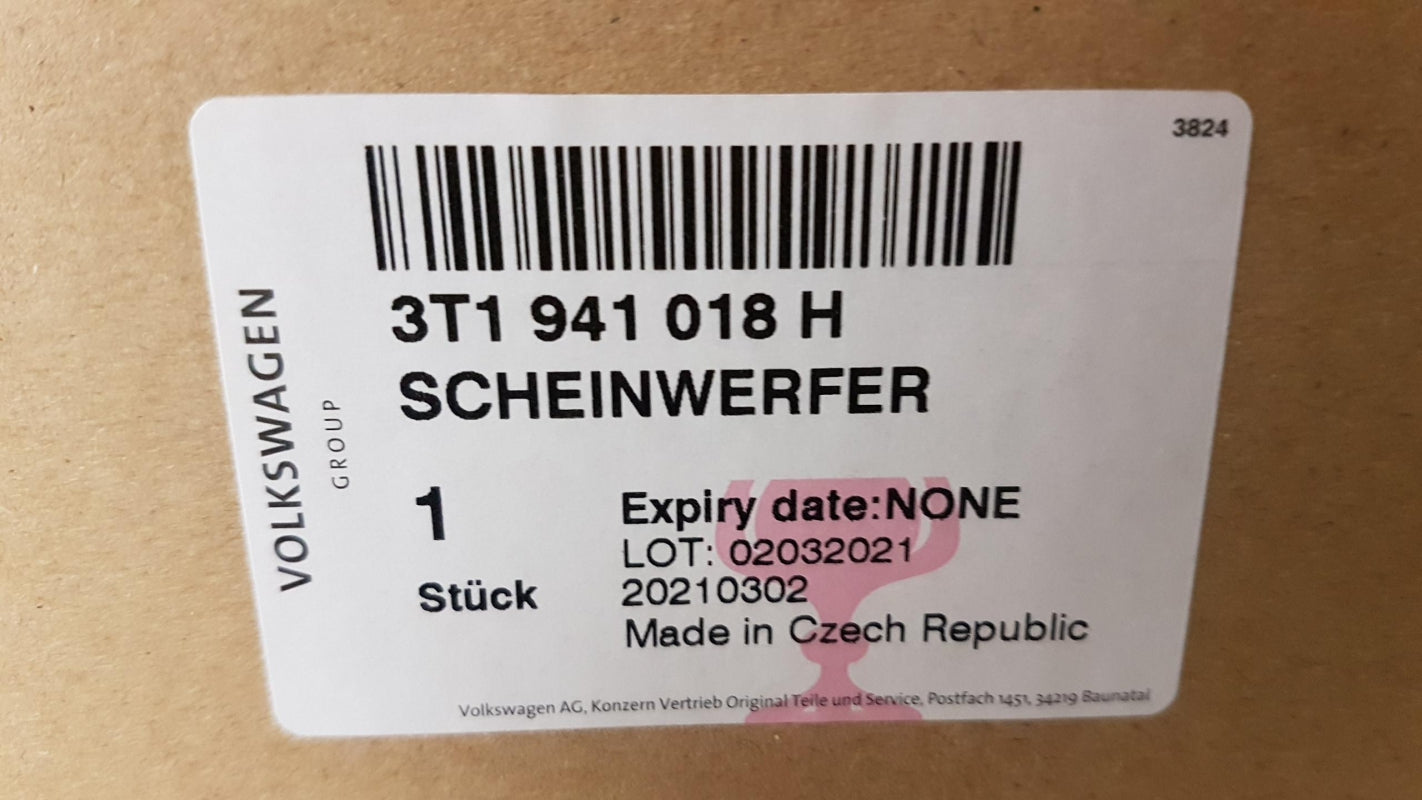 Original OE Volkswagen Scheinwerfer 3T1941018H