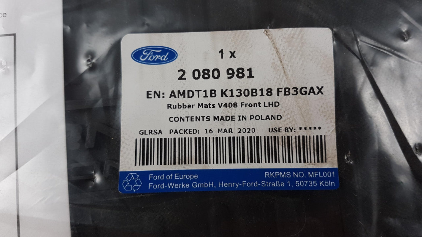 Original OE FORD Fußmattensatz 2080981