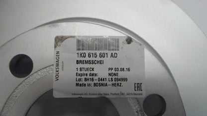 Original AUDI A3 VW Sharan Tiguan SKODA Superb Bremsscheibe hinten 1K0615601AD