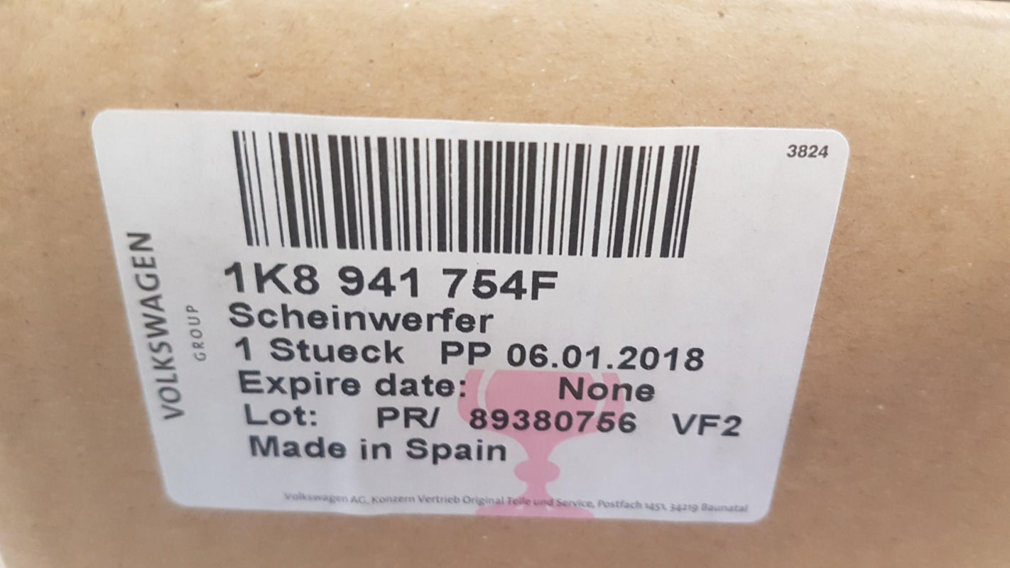 Original VW Scirocco '08-'14 Xenon Hauptscheinwerfer rechts 1K8941754F