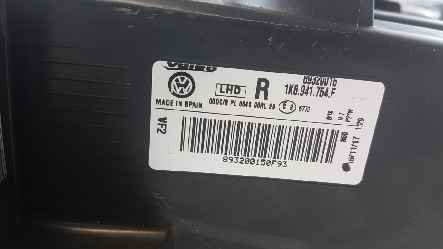 Original VW Scirocco '08-'14 Xenon Hauptscheinwerfer rechts 1K8941754F