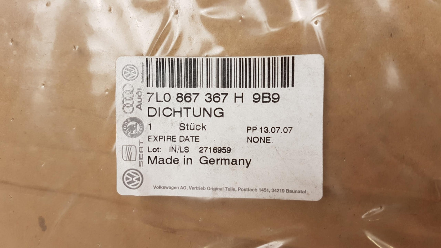 Original OE Volkswagen Türdichtung 7L0867367H9B9
