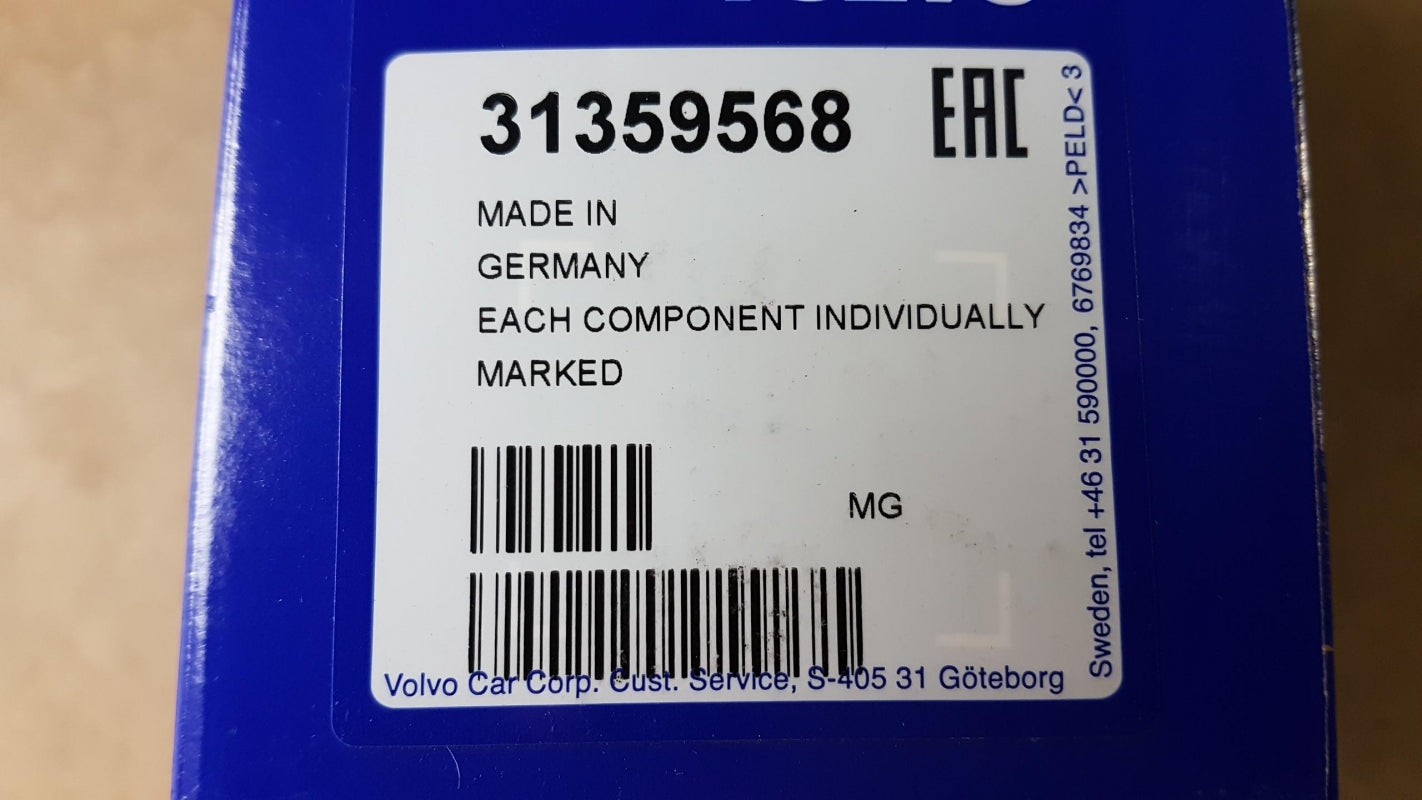 Original VOLVO C30 C70 S40 S60 S80 V40 V50 V60 V70 XC60 Zahnriemensatz 31359568
