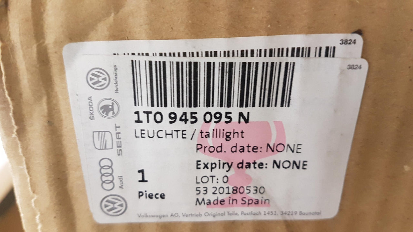 Original VW Touran '06-'10 Heckleuchte Schlussleuchte rot links 1T0945095N