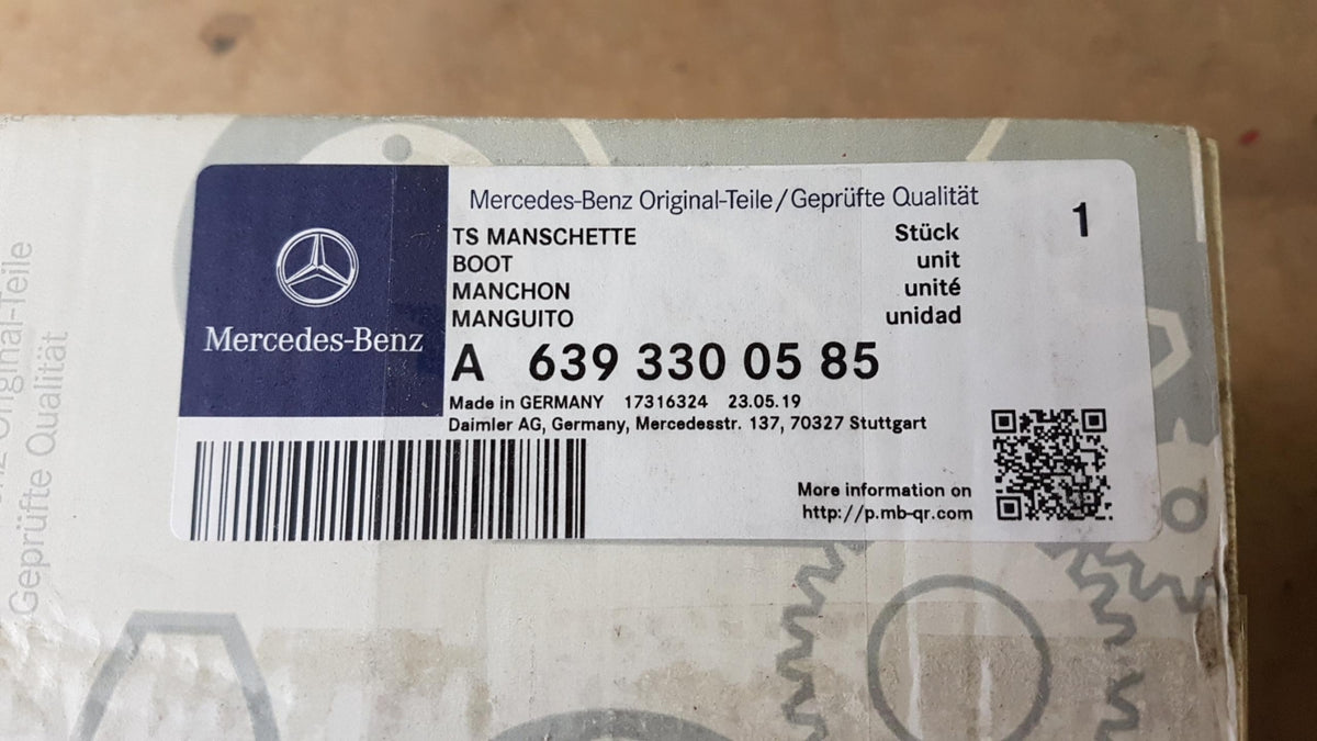 Original OE MERCEDES-BENZ Antriebswelle Faltenbalgsatz A6393300585