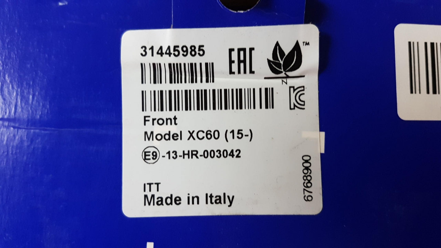 Original OE VOLVO Bremsbeläge 31445985