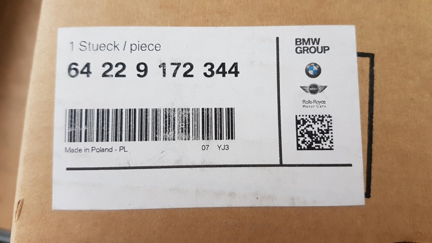 Original BMW 5er F10 F11 F18 (2011-2016)  Luftdüse Hinten 64229172344