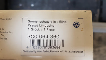 Original VW Passat Limousine B6 Sonnenschutzrollo für Heckscheibe 3C0064360