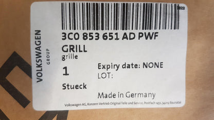 Original VW Passat B6 '06-'11 Kühlergitter schwarz chromglanz 3C0853651ADPWF