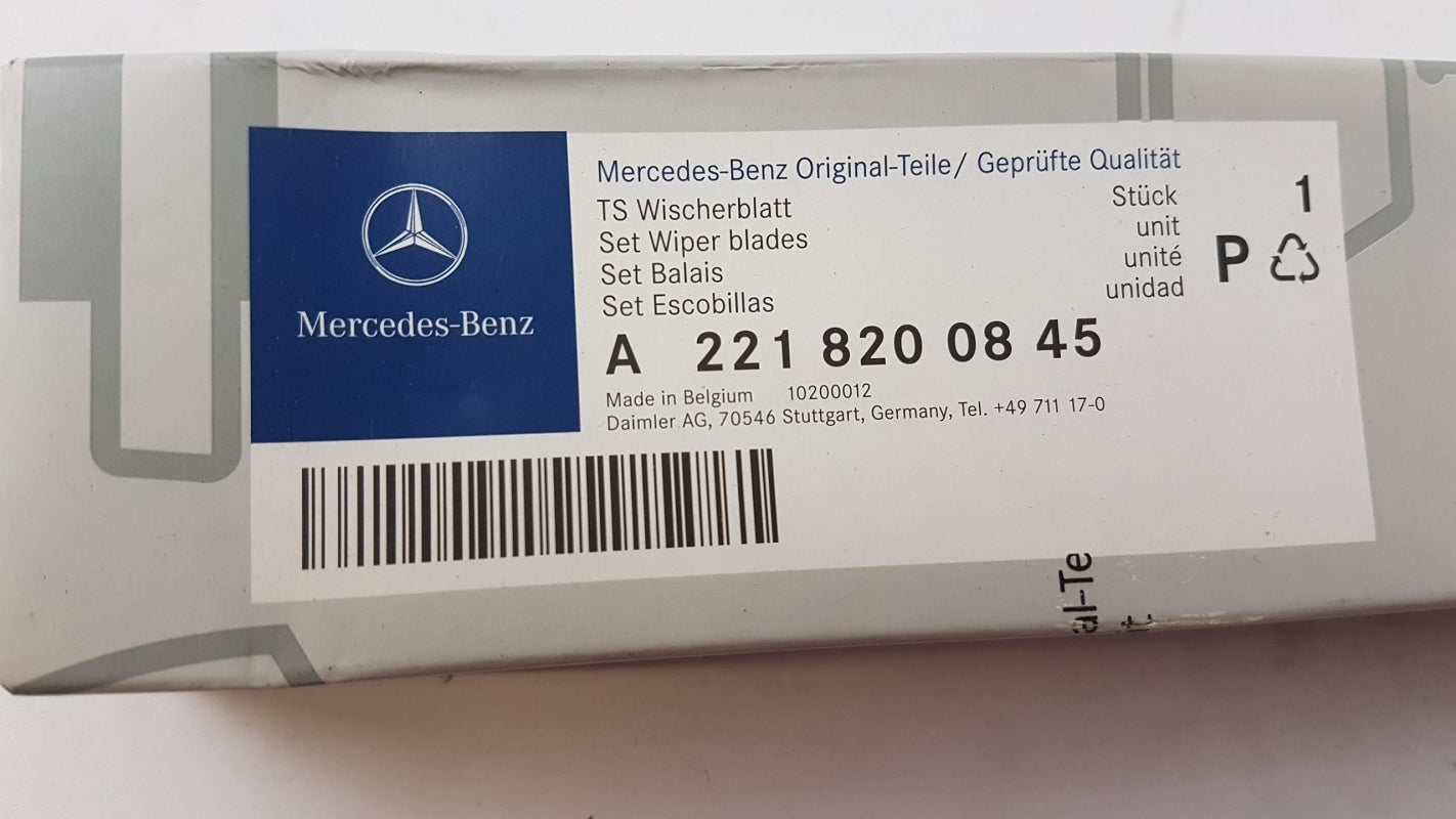 Original MERCEDES-BENZ C216 W221 Wischerblättersatz (2st) A2218200845