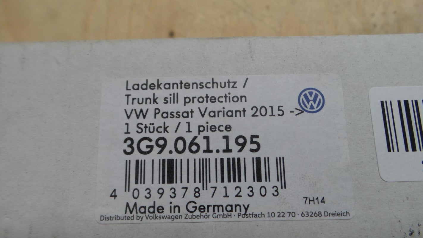 Original OE Volkswagen Ladekantenschutz 3G9061195