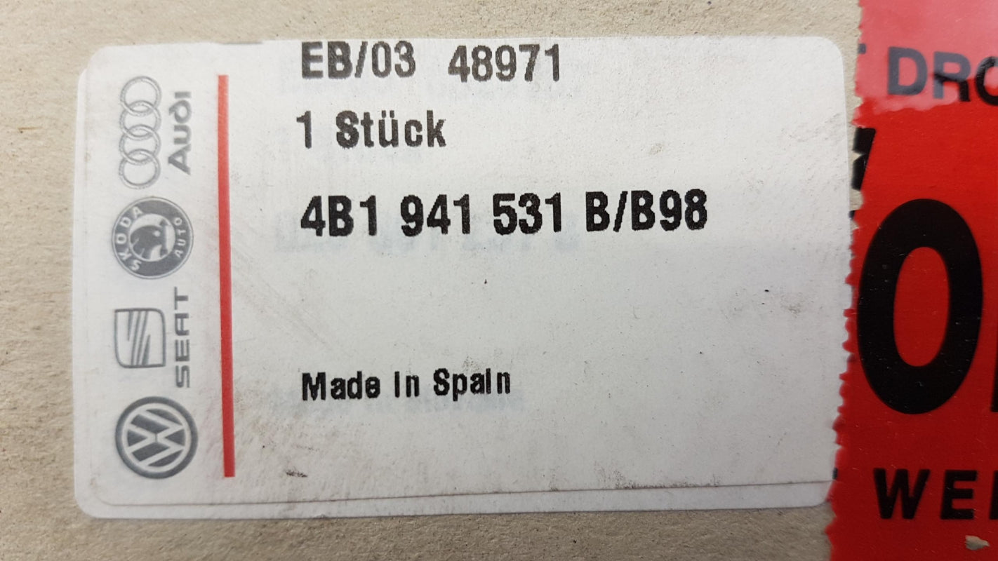 Original AUDI A6 (C5) Lichtschalter satinschwarz 4B1941531BB98