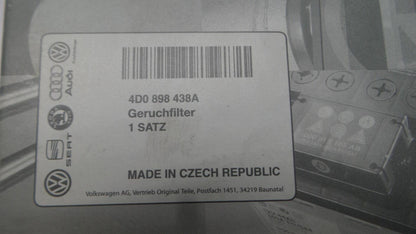 Original AUDI A8 Pollenfilter Innenraumfilter 4D0898438A
