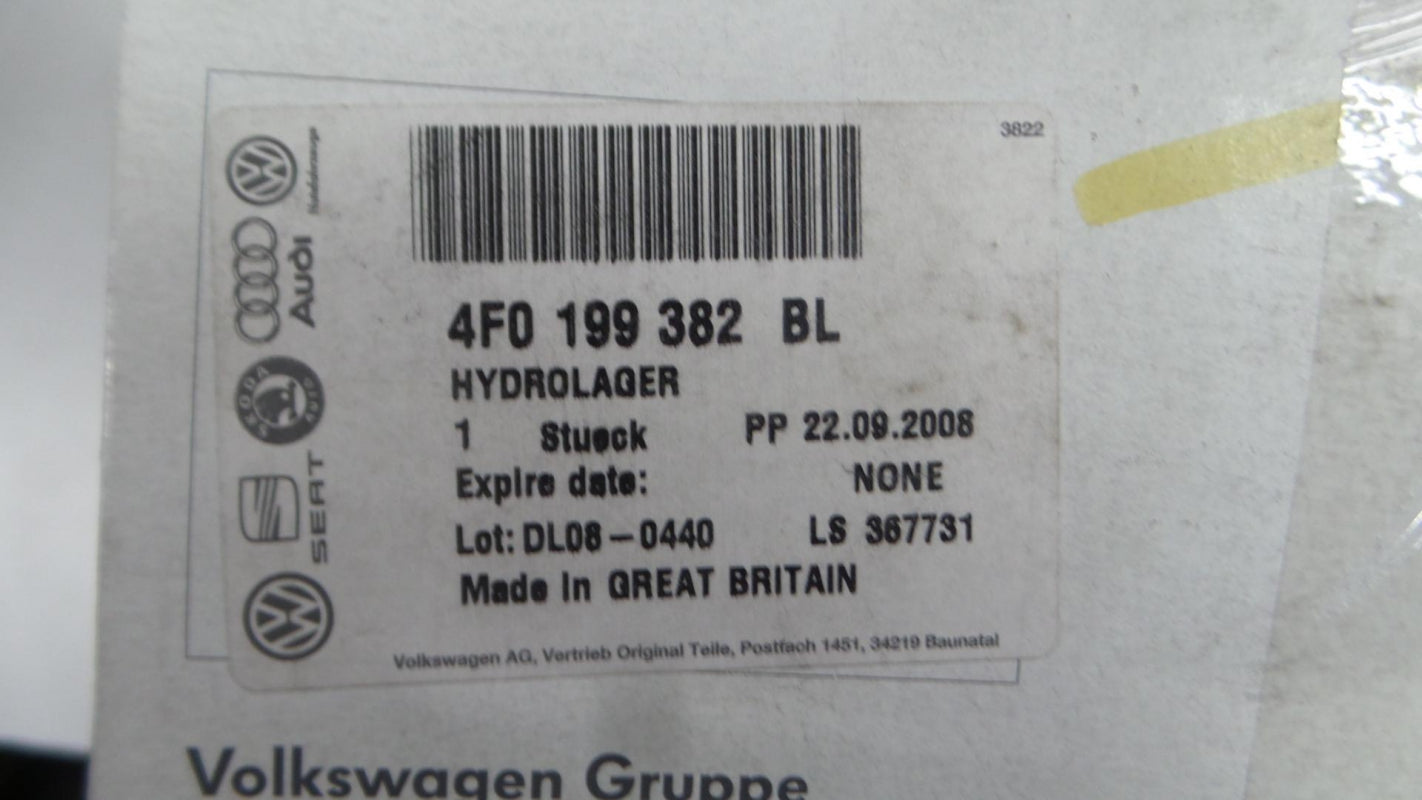 Original AUDI A6 '04-'11 Motorlager elektrisch rechts 4F0199382BL