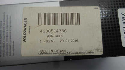 Original AUDI viele Modelle Handy Anschlusssatz Universal mit Type-A 4G0051435C