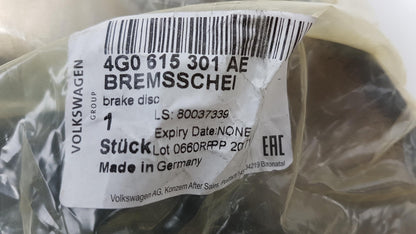 Original AUDI A6 (C7) A7 I Q5 I Bremsscheibe 1-Stück belüftet vorne 4G0615301AE