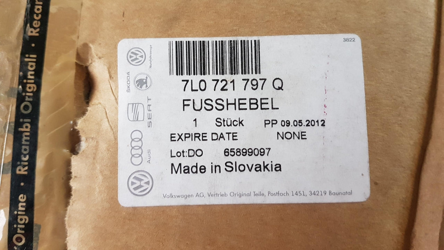 Original VW Touareg 7L AUDI Q7 4L Bremspedal 7L0721797Q