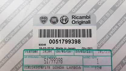Original OE FIAT Lambdasonde 51799398