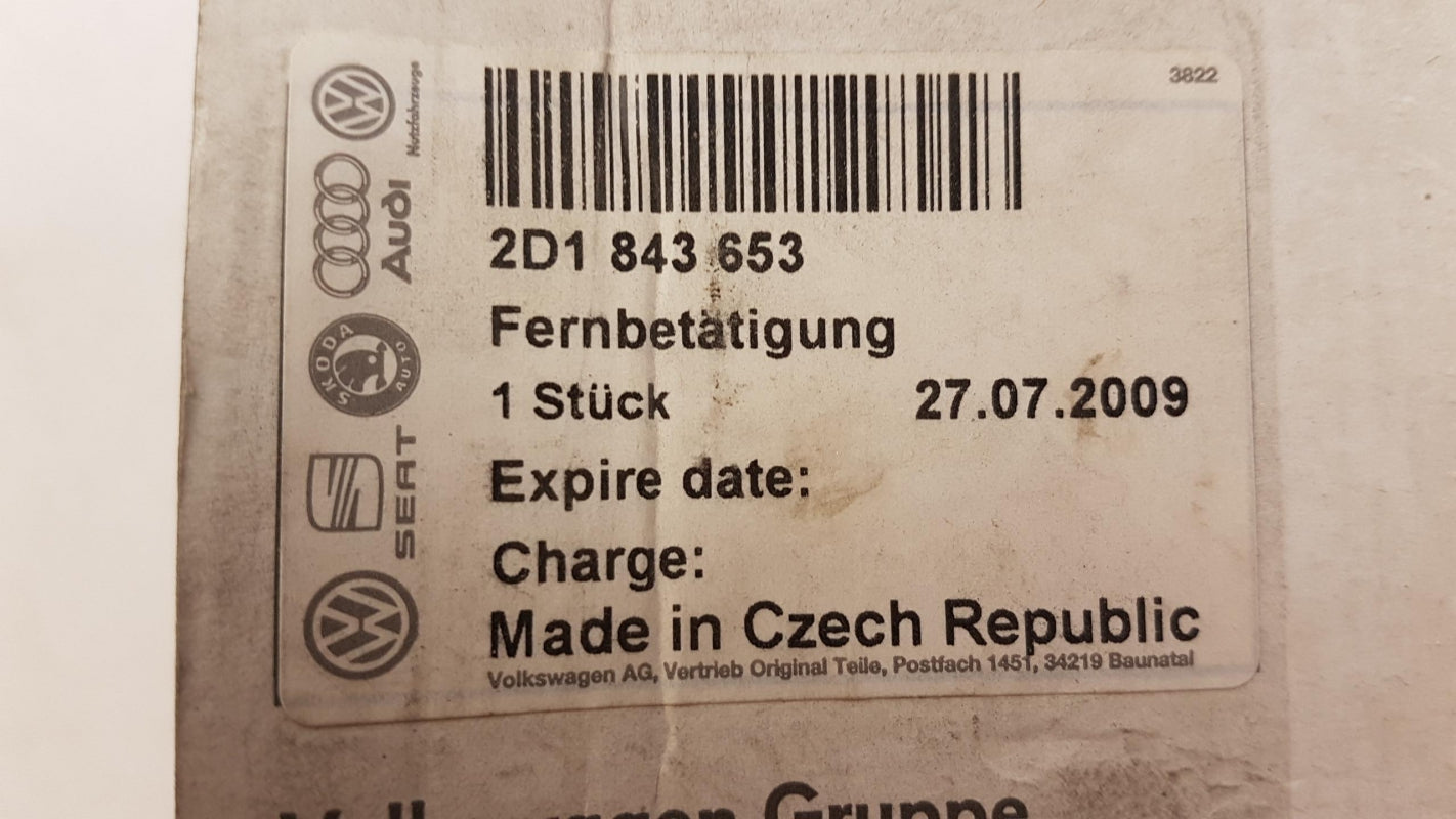 Original OE Volkswagen Türschloss 2D1843653