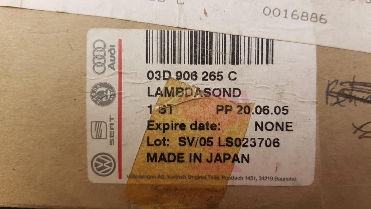 Original OE Volkswagen Lambdasonde 03D906265C