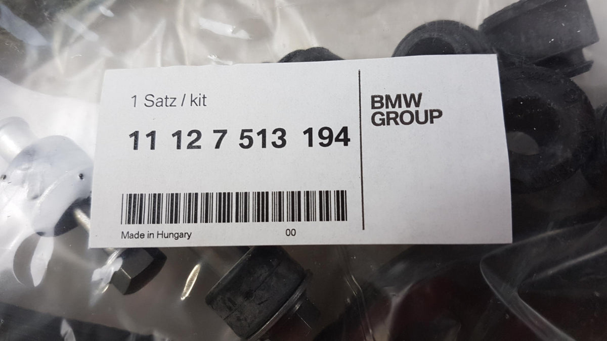 Original OE BMW Zylinderkopfhaube Dichtungssatz 11127513194