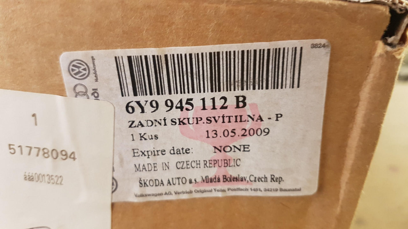 Original OE Volkswagen Heckleuchte 6Y9945112B
