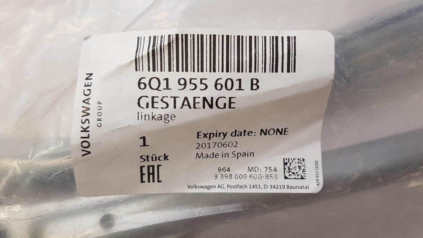 Original VW Polo 9N Wischergestänge vorne 6Q1955601B