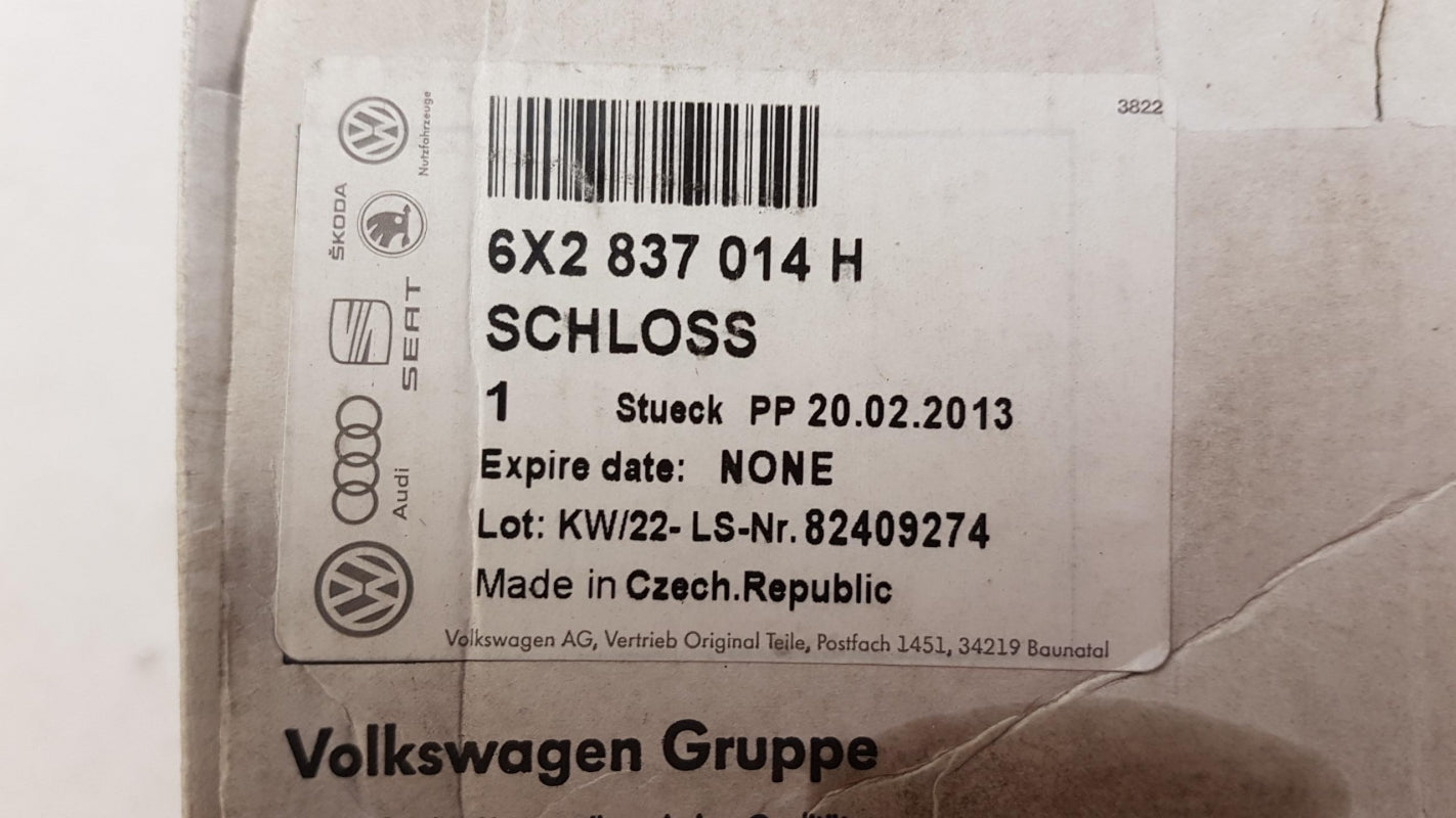 Original OE Volkswagen Türschloss 6X2837014H